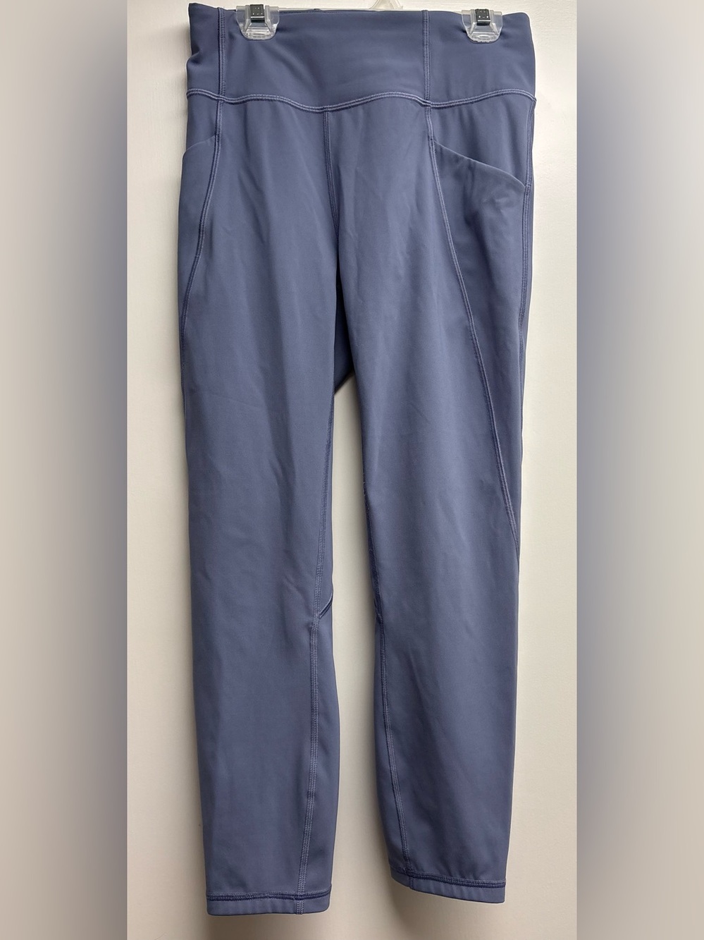 Lululemon All Train High Rise Crop Slate Blue Leggings W6AYCS